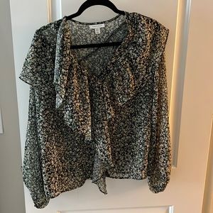 Topshop Floral Blouse